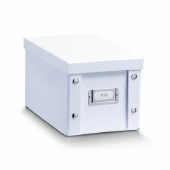 Aufbewahrungsboxen & Behälter|Aufbewahrungsboxen & Behälter-Aufbewahrungsbox CD 28 x 16,5 cm Weiß