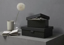 JOOP! Aufbewahrungsboxen & Behälter|Aufbewahrungsboxen & Behälter-Aufbewahrungsbox Cornflower Anthrazit / Schwarz