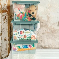 Aufbewahrungsboxen & Behälter|Aufbewahrungsboxen & Behälter|Rotho Aufbewahrungsbox Evo Safe 44l Grün