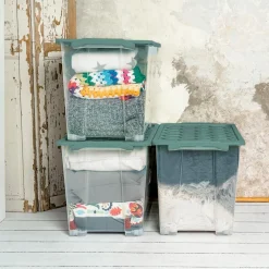 Aufbewahrungsbox Evo Safe 65l<Rotho Best