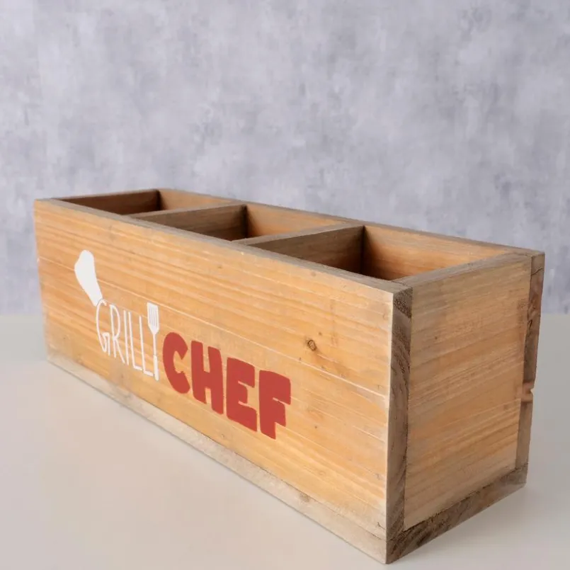 Aufbewahrungsbox Grillzeit 28 x 10 cm<BOLTZE Hot