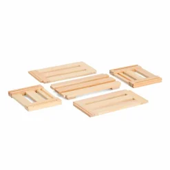 Aufbewahrungsboxen & Behälter|Aufbewahrungsboxen & Behälter-Aufbewahrungsbox Leisten 29,5 x 19,6 cm Hellbraun
