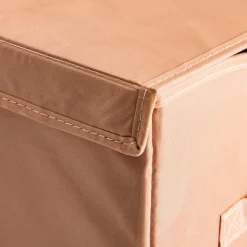 Aufbewahrungsboxen & Behälter|Aufbewahrungsboxen & Behälter-Aufbewahrungsbox Punkte 30 x 30 cm Beige