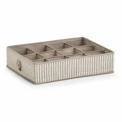 Aufbewahrungsboxen & Behälter|Aufbewahrungsboxen & Behälter-Aufbewahrungsbox Stripes Beige