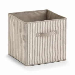 Aufbewahrungsboxen & Behälter|Aufbewahrungsboxen & Behälter-Aufbewahrungsbox Stripes Beige