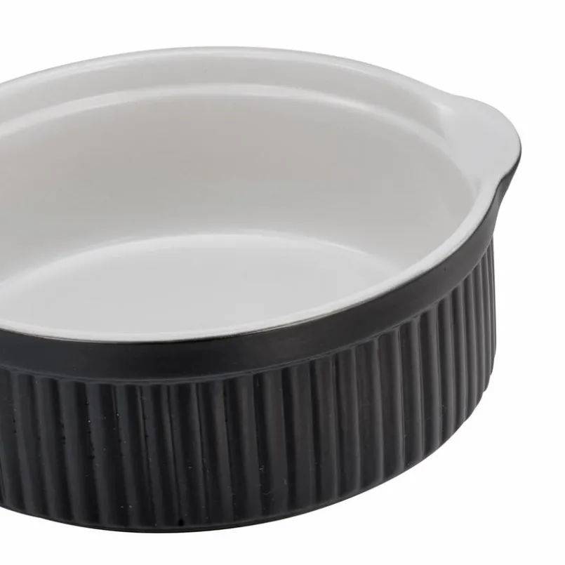 CreaTable Auflaufformen-Auflaufform Classic Ø 25 cm Schwarz