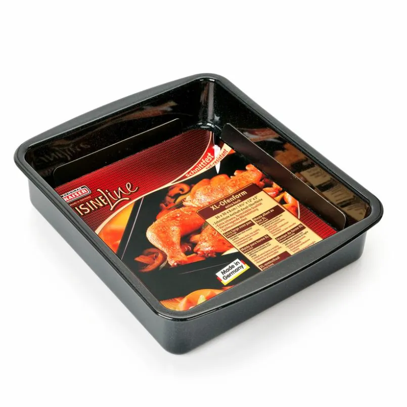 Kaiser Auflaufformen-Auflaufform XL 36 x 30 cm Schwarz