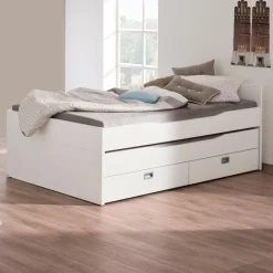 Jugendbetten|Jugendbetten|Paidi Ausziehbett Fiona/Kira 90 x 190 cm Weiß