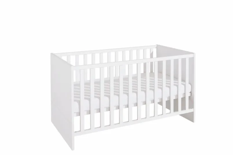Transland Babybetten|Babybetten-Babybett Micha 70 x 140 cm Weiß