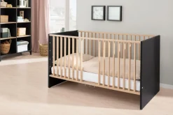 Paidi Babybetten|Babybetten-Babybett Tomke 70 x 140 cm Schwarz