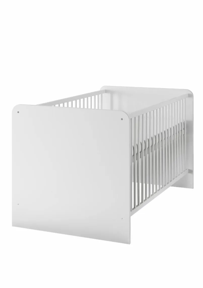 BEGABINO Babybetten|Babybetten-Babybett Bibo 70 x 140 cm Weiß
