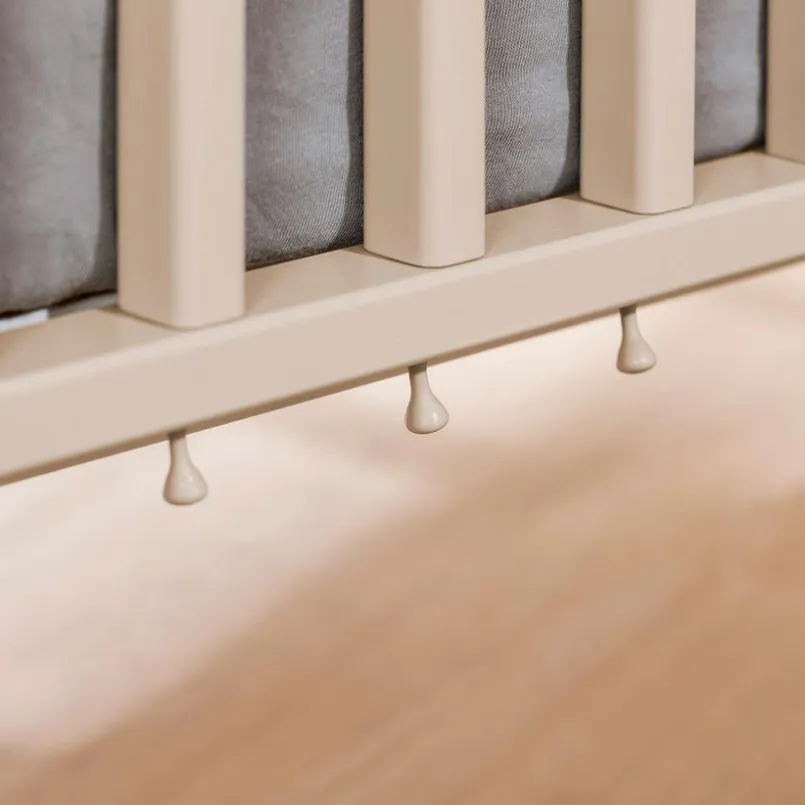 Babybetten|Babybetten|Paidi Babybett Eefje 70 x 140 cm Cashmere-Beige