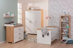 Portobello Babybetten|Babybetten-Babybett Kristin 2 70 x 140 cm Weiß