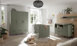 Babybetten|Babybetten|Mäusbacher Babybett Ole 70 x 140 cm Pine Green