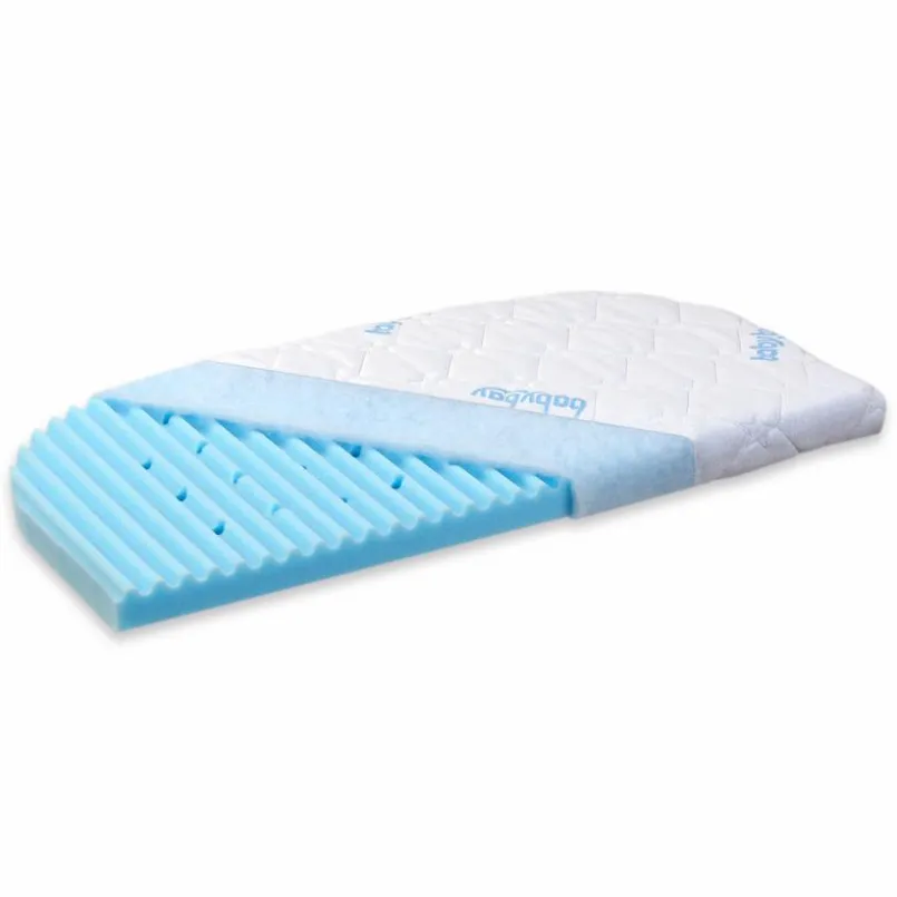 babybay Babymatratzen|Babymatratzen-Baby-Kaltschaummatratze MediTex Wave 49,5x89 cm Weiß