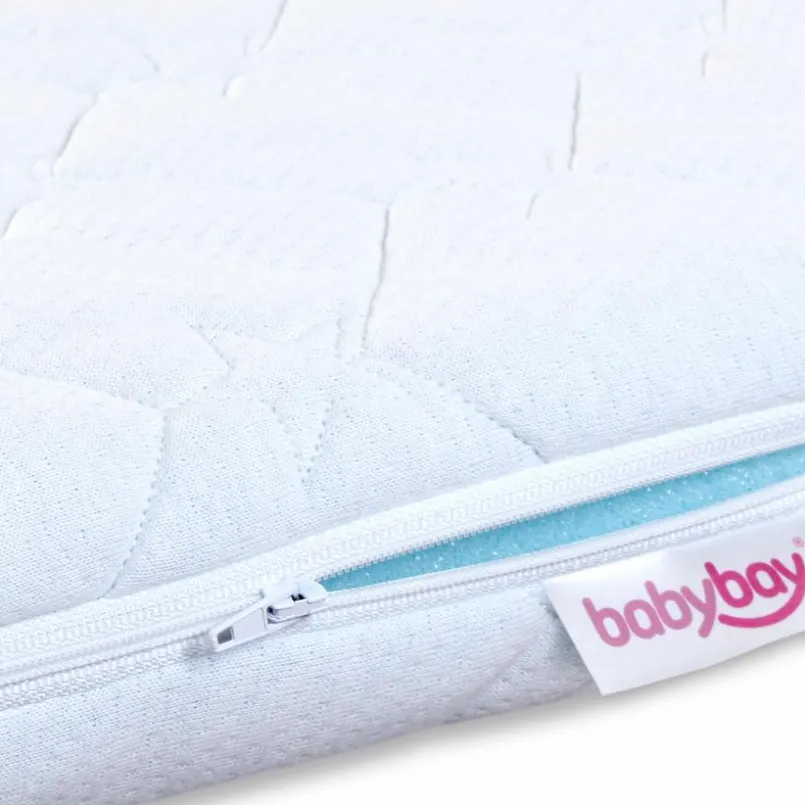 babybay Babymatratzen|Babymatratzen-Baby-Kaltschaummatratze MediTex Wave 49,5x89 cm Weiß
