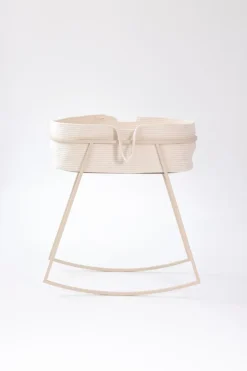 Metallbude Babybetten|Babybetten-Babywiege Korsina Cashew