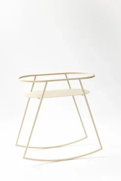 Metallbude Babybetten|Babybetten-Babywiege Korsina Cashew