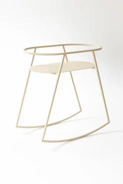 Metallbude Babybetten|Babybetten-Babywiege Korsina Cashew