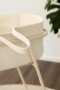 Metallbude Babybetten|Babybetten-Babywiege Korsina Cashew