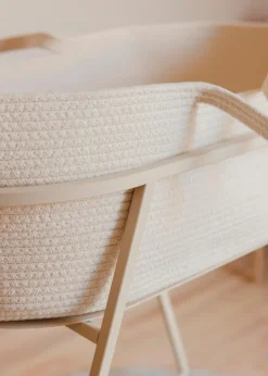 Metallbude Babybetten|Babybetten-Babywiege Korsina Cashew