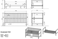 Germania Babyzimmer-Komplettsets|Babyzimmer-Komplettsets-Babyzimmer-Set Alkmaar 4tlg. Kaschmir