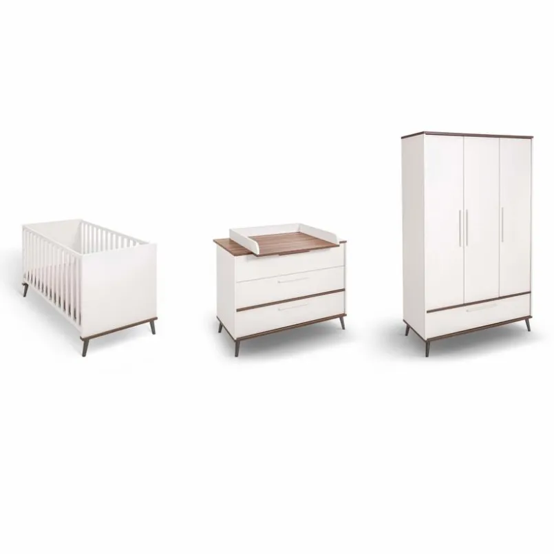 Babyzimmer-Komplettsets|Babyzimmer-Komplettsets|Paidi Babyzimmer-Set Edwin 4tlg. Off White