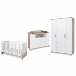 Paidi Babyzimmer-Komplettsets|Babyzimmer-Komplettsets-Babyzimmer-Set Elian 4tlg. Weiß
