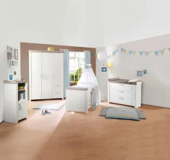 roba Baumann Babyzimmer-Komplettsets|Babyzimmer-Komplettsets-Babyzimmer-Set Felicia 3tlg. Weiß