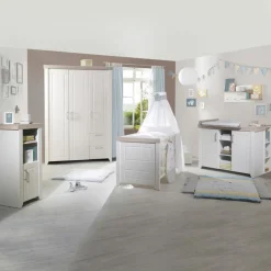 roba Baumann Babyzimmer-Komplettsets|Babyzimmer-Komplettsets-Babyzimmer-Set Felicia 3tlg. Weiß