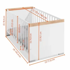 Babyzimmer-Set Kira 4tlg.<Paidi Discount