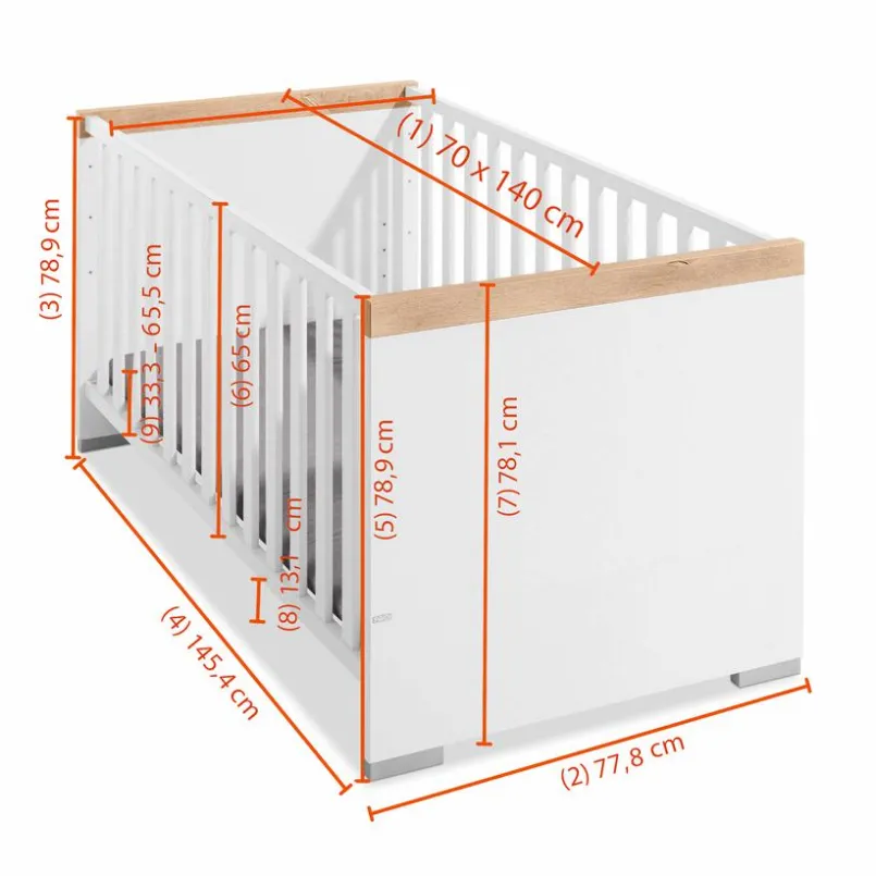 Babyzimmer-Set Kira 4tlg.<Paidi Discount