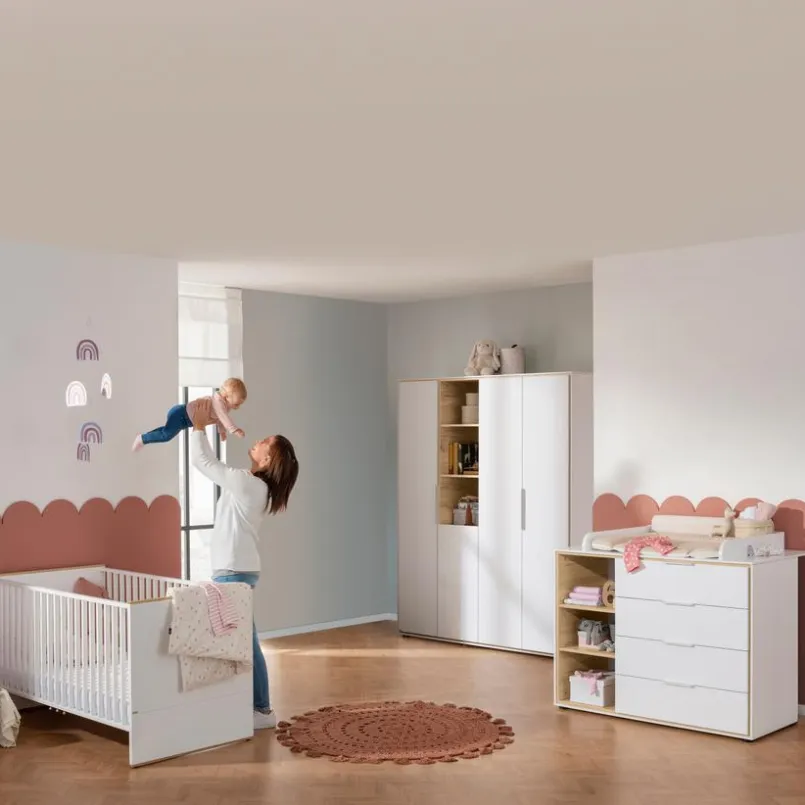 Babyzimmer-Komplettsets|Babyzimmer-Komplettsets|Paidi Babyzimmer-Set Lieven Weiß