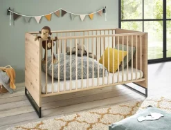 BEGABINO Babyzimmer-Komplettsets|Babyzimmer-Komplettsets-Babyzimmer-Set Marseille 3tlg. Artisan-Eiche