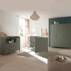 Babyzimmer-Komplettsets|Babyzimmer-Komplettsets|Mäusbacher Babyzimmer-Set Ole 3tlg. Pine Green