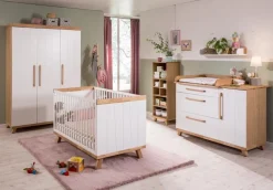 Babyzimmer-Komplettsets|Babyzimmer-Komplettsets|Portobello Babyzimmer-Set Talsi, 4tlg. Eiche