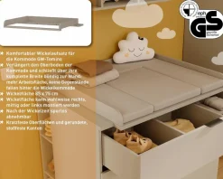 Babyzimmer-Set Tomino 4tlg.<Germania