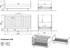 Babyzimmer-Set Tomino 4tlg.<Germania