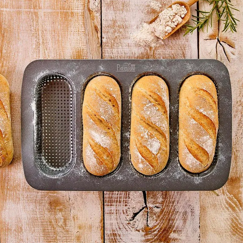 Backformen| Backblech Baguette Schwarz
