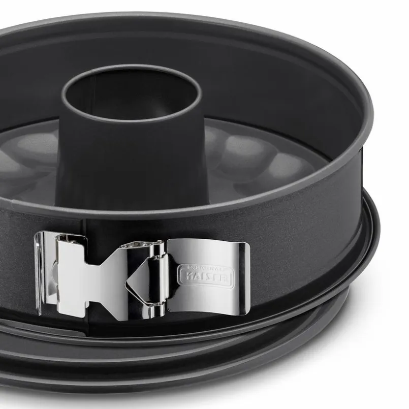 Backformen|Kaiser Backform Springform 3tlg. 28 cm Schwarz