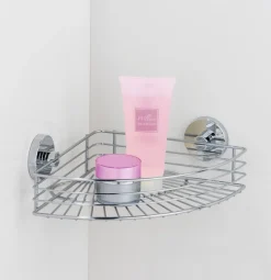 Badzubehör|WENKO Badablage Vacuum-Loc Silber