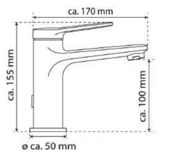 Badzubehör-Badarmatur WT12 601200 Chrom