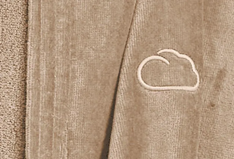 Kleine Wolke Bademäntel-Bademantel Chill S/M Taupe