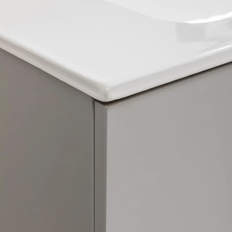 Badezimmer-Komplettsets| Badmöbel-Set Oikos Taupe