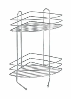 WENKO Badzubehör-Badregal 25 x 24 cm Silber