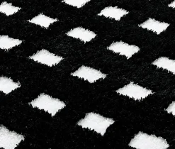 Badteppiche|Kleine Wolke Badteppich Boxes 70 x 120 cm Schwarz
