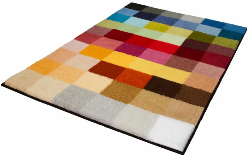 Badteppiche|Kleine Wolke Badteppich Cubetto 75 x 120 cm Bunt