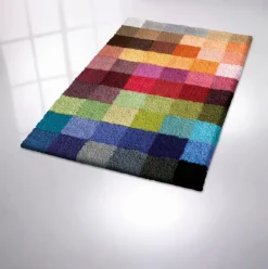 Badteppiche|Kleine Wolke Badteppich Cubetto 75 x 120 cm Bunt