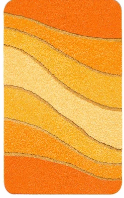 Badteppiche|Meusch Badteppich Ocean 70 x 120 cm Safran