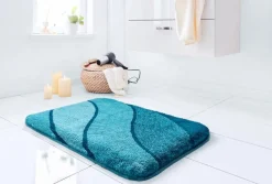 Badteppiche|Badteppiche|Kleine Wolke Badteppich Serenade 60 x 90 cm Türkis